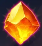 Orange gem symbol
